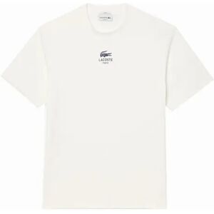 Men's Lacoste Men's White Regular Fit t-shirt - Size: 40