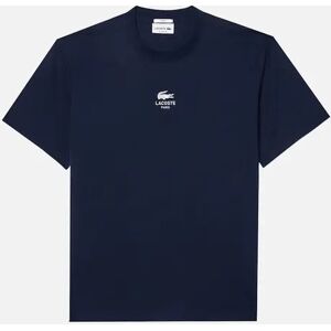 Men's Lacoste Men's Navy Regular Fit t-shirt - Size: 44