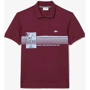 Lacoste Men's French Made Classic-Fit Polo Shirt - Red - Size: 38