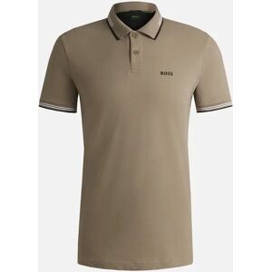 Men's Hugo Boss Men's Khaki Paul Polo Shirt - Tan - Size: 44