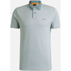 Men's Hugo Boss Men's Light Blue Peoxford Polo Shirt - Green - Size: 44