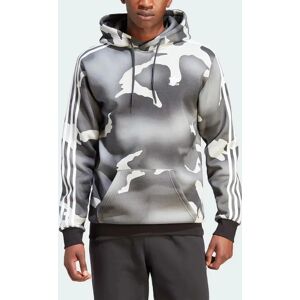Men's Adidas Originals Camo Storm Hoodie - Grey - Size: 38