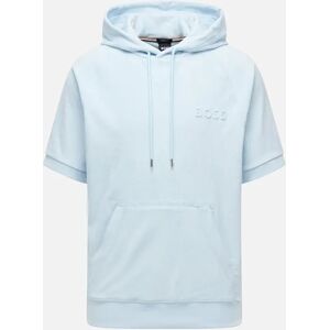 Hugo Boss Men's Sealy 09 Short Sleeve Hooded Sweatshirt - Blue - Size: 42
