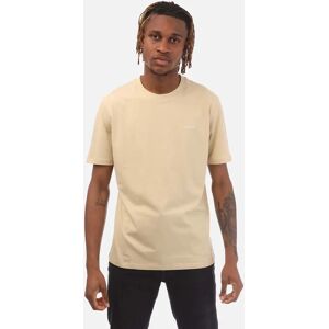 Hugo Boss Men's Dero222 Logo Print T-Shirt - Cream - Size: 40