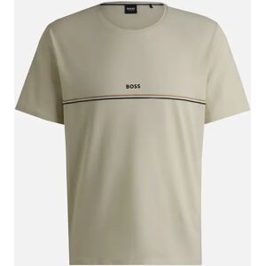 Men's Hugo Boss Men's Unique Beige T-shirt - Cream - Size: 40
