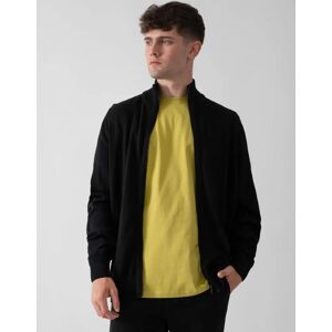 Hugo Boss Men's BOSS Orange Avac Mens Full Zip Funnel Neck Jumper - Black 001 - Size: 42