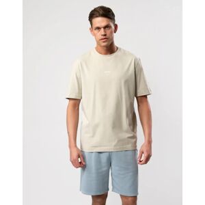 Hugo Boss Men's BOSS Orange TChup Mens Crew Neck Small Logo T-Shirt - Light Beige 271 - Tan - Size: 42