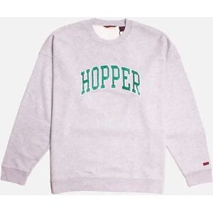 Levis Men's Levi's® x Stranger Things Heather Grey 'HOPPER' Oversized Sweatshirt - Size: 38