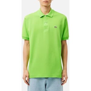 Men's Lacoste L1212 Mens Polo T Shirts Classic Fit Short Sleeve Casual Sports Golf Tee - Green - Size: 38