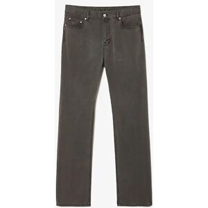 Lacoste Men's Regular Fit Mineral Dyed Cotton Jeans - Grey - Size: 36/32