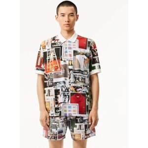 Lacoste Men's Loose Fit L.12.12 Printed Polo Shirt - Multi - Size: 44
