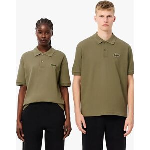 Lacoste Men's Loose Fit L.12.12 Piqué Badge Polo Shirt - Green - Size: 32
