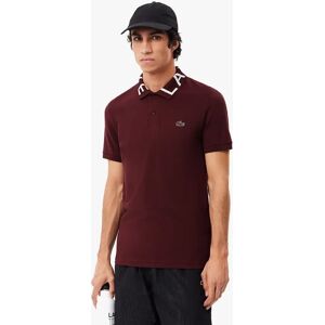 Lacoste Men's Slim Fit Movement Piqué Polo Shirt - Red - Size: 38