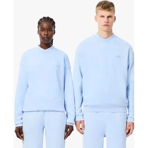 Lacoste Men's Loose Fit Washed Effect Fleece Sweatshirt - Blue - Size: 38