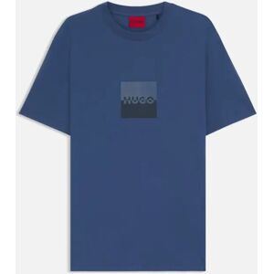 Hugo Boss Men's HUGO Dusplit T-Shirt 427 Medium Blue - Navy - Size: 42