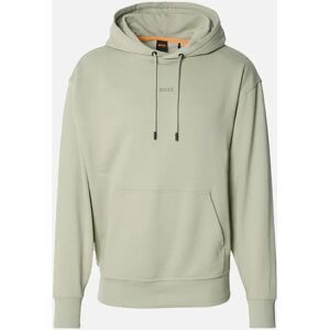 Hugo Boss Men's BOSS WeSmall Logo Hoodie Open Green - Tan - Size: 40