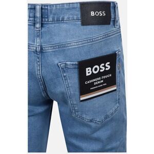 Hugo Boss Men's BOSS Black H-Re Maine Light Denim Jeans - Blue/Green - Size: 36/32