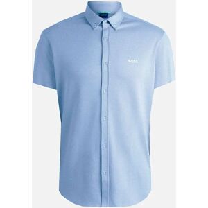 Men's Hugo Boss Blue Motion Short Sleeved Shirt - Size: 44/Regular