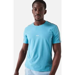 Hugo Boss Men's BOSS Lightweight Unique T-Shirt Light Pastel Blue - Size: 44