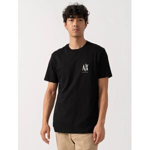 Men's Armani Exchange Mens T-Shirt XM000365-AF12308 - Black UC001 - Size: 42