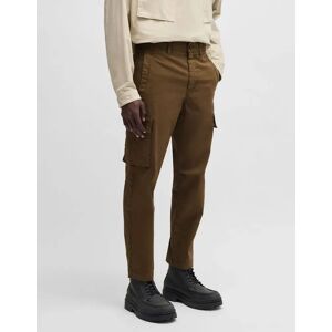 Hugo Boss Men's Sisla-8 Cargo Trousers - Green - Size: 34
