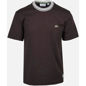 Men's Lacoste Made in France T-Shirt Brown - Size: 44