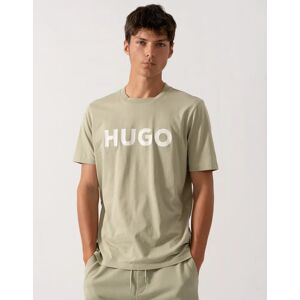 Hugo Boss Men's HUGO Dulivio Mens T-Shirt - Open Green 391 - Tan - Size: 42