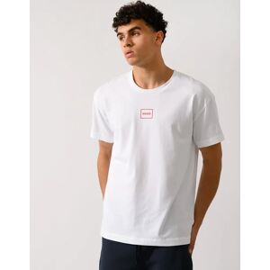 Hugo Boss Men's HUGO Laze Mens Loungewear T-Shirt - Natural 101 - White - Size: 40
