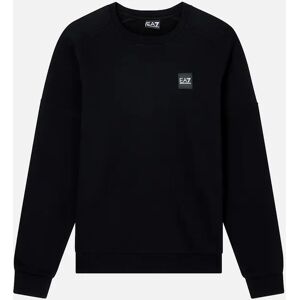 Men's EA7 Emporio Armani Visibility Lightweight Sweatshirt Black - Size: 40