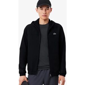 Men's Lacoste Men's Water-Repellent Sport Track Jacket - Black - Size: 46