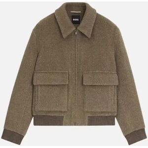 Hugo Boss Men's BOSS Black H-Charly-254 Coat 245 Open Brown - Tan - Size: 42/Regular