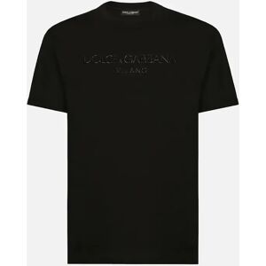 Men's Dolce & Gabbana Black Sicily Logo Printed T-Shirt Black - Size: 36