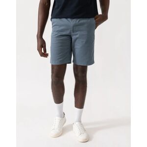 Hugo Boss Men's BOSS Orange Slim-Fit Mens Chino Shorts in Stretch-Cotton Twill - Open Blue 462 - Grey - Size: 34/32