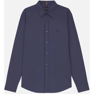 Hugo Boss Men's Relegant Cotton Regular Fit Blue Shirt - Size: Regular/36