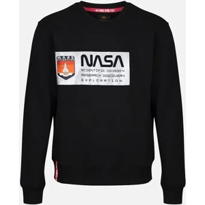 Alpha Industries Men's Limited Edition Mars Reflective Sweatshirt Black - Size: XLARGE Alpha Industries Men's Limited Edition Mars Reflective Sweatshirt Black - Size: XLARGE