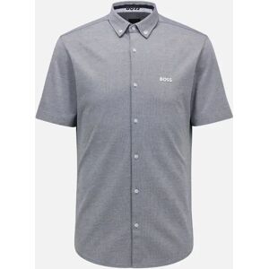 Men's Hugo Boss Dark Grey BIADIA_R Short Sleeved Shirt. - Size: Regular/36 Men's Hugo Boss Dark Grey BIADIA_R Short Sleeved Shirt. - Size: Regular/36