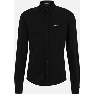Men's Hugo Boss Black Biado R Long Sleeved Shirt - Size: Regular/36 Men's Hugo Boss Black Biado R Long Sleeved Shirt - Size: Regular/36