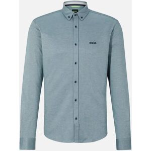 Men's Hugo Boss Men's Navy BIADO R Long Sleeved Shirt - Blue - Size: 38/Regular Men's Hugo Boss Men's Navy BIADO R Long Sleeved Shirt - Blue - Size: 38/Regular