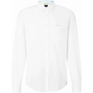 Men's Hugo Boss White Biado R Long Sleeved Shirt - Size: 42/Regular Men's Hugo Boss White Biado R Long Sleeved Shirt - Size: 42/Regular