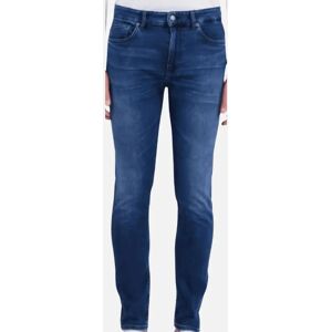 Hugo Boss Men's Delano Cashmere Slim Fit Navy Jeans - Blue Hugo Boss Men's Delano Cashmere Slim Fit Navy Jeans - Blue