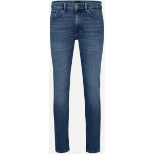 Hugo Boss Men's Delano Slim Fit Mid Blue Jeans Hugo Boss Men's Delano Slim Fit Mid Blue Jeans