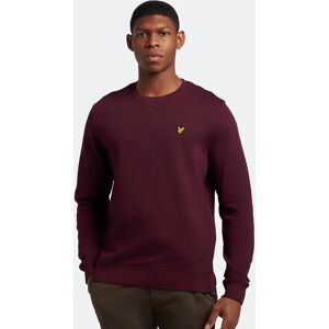 Lyle and Scott Men's Lyle & Scott Branded Burgundy Pull-over Jumper - Red - Size: 42 Lyle and Scott Men's Lyle & Scott Branded Burgundy Pull-over Jumper - Red - Size: 42