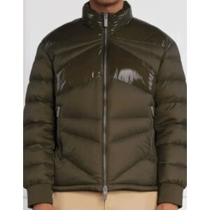 Armani Exchange Men's Nylon Glossy Green Down Puffer Jacket - Size: 40/Regular Armani Exchange Men's Nylon Glossy Green Down Puffer Jacket - Size: 40/Regular