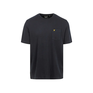 Lyle and Scott Men's Lyle & Scott Pocket Logo Textured Dark Navy T Shirt - Black - Size: 38 Lyle and Scott Men's Lyle & Scott Pocket Logo Textured Dark Navy T Shirt - Black - Size: 38