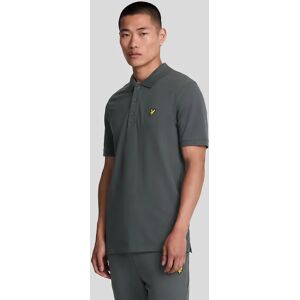 Lyle And Scott Men's Cotton Polo Shirt - Grey - Size: 36 Lyle And Scott Men's Cotton Polo Shirt - Grey - Size: 36