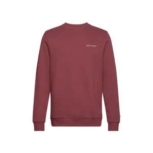 Lyle and Scott Men's Lyle & Scott Embroidered Logo Fletcher Burgundy Sweatshirt - Size: L Lyle and Scott Men's Lyle & Scott Embroidered Logo Fletcher Burgundy Sweatshirt - Size: L