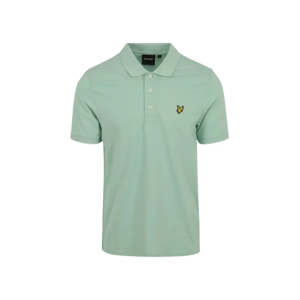 Lyle and Scott Men's Lyle & Scott Light Green Plain Polo Shirt - Size: 36 Lyle and Scott Men's Lyle & Scott Light Green Plain Polo Shirt - Size: 36