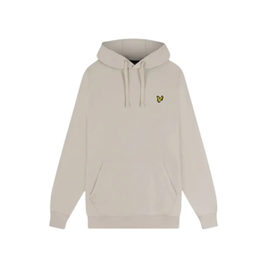 Lyle and Scott Men's Lyle & Scott Branded Cove Pull Over Hoodie - Tan - Size: 42 Lyle and Scott Men's Lyle & Scott Branded Cove Pull Over Hoodie - Tan - Size: 42