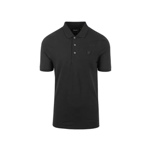 Lyle and Scott Men's Lyle & Scott Tonal Eagle Grey Polo Shirt - Black/Black - Size: 36 Lyle and Scott Men's Lyle & Scott Tonal Eagle Grey Polo Shirt - Black/Black - Size: 36