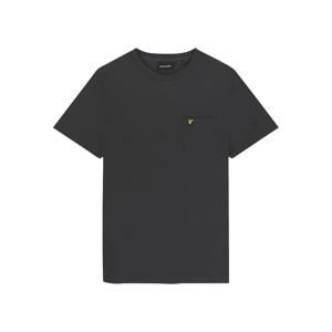 Lyle and Scott Men's Lyle & Scott Plain Pique Pocket Gunmetal T Shirt - Black - Size: 40 Lyle and Scott Men's Lyle & Scott Plain Pique Pocket Gunmetal T Shirt - Black - Size: 40
